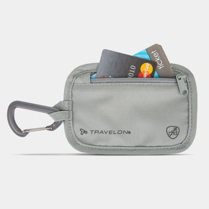 Hidden Bra Wallet, Comfortable Hidden Money Pouch Breathable Waterproof  Travel Wallet for Money Passport Credit Card, grey, Classic
