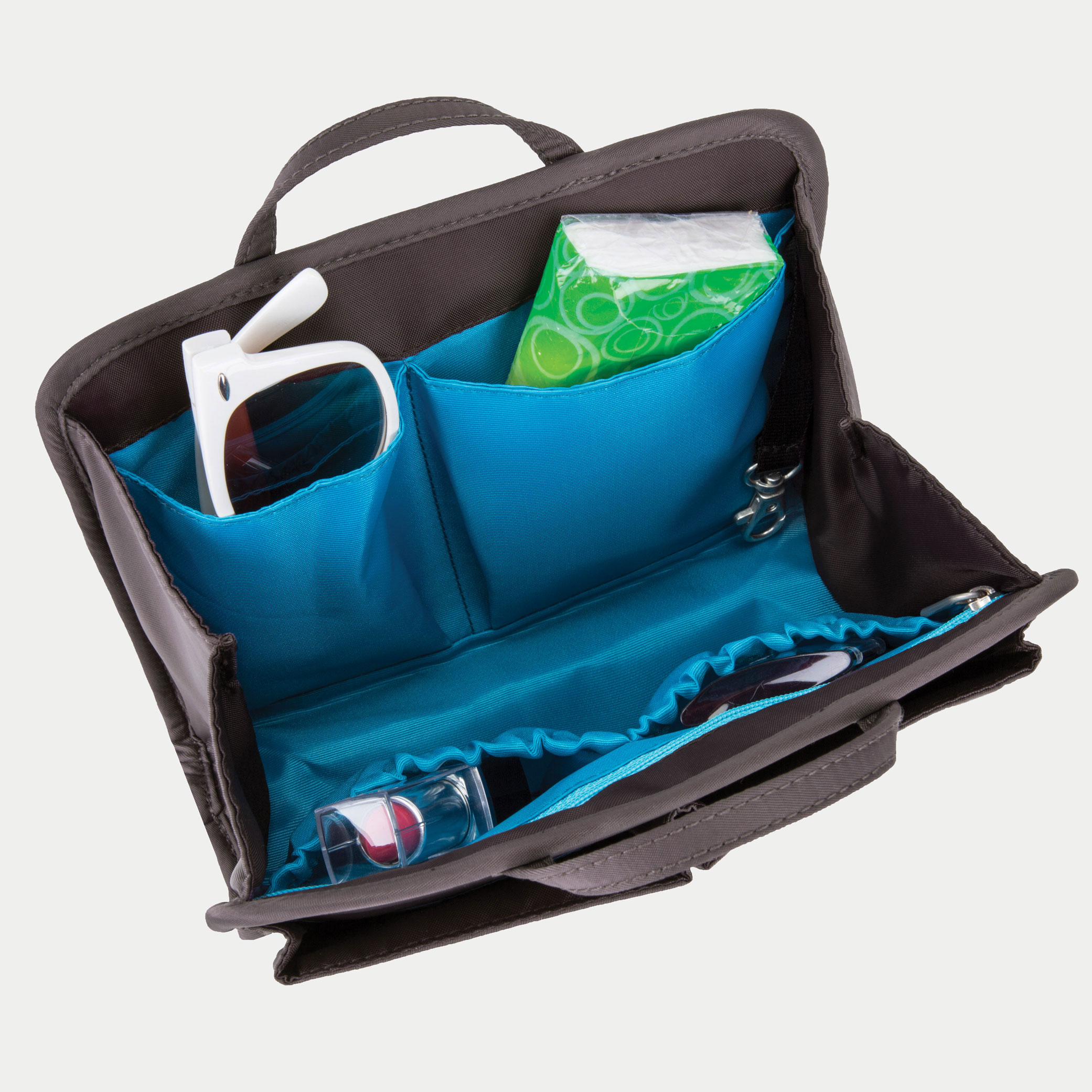 Custom Size Singular Style Bag and Purse Organizer / Felt Purse Organizer  With One Round Holder / Custom Size Bag Insert / Custom Bag Liner - Etsy