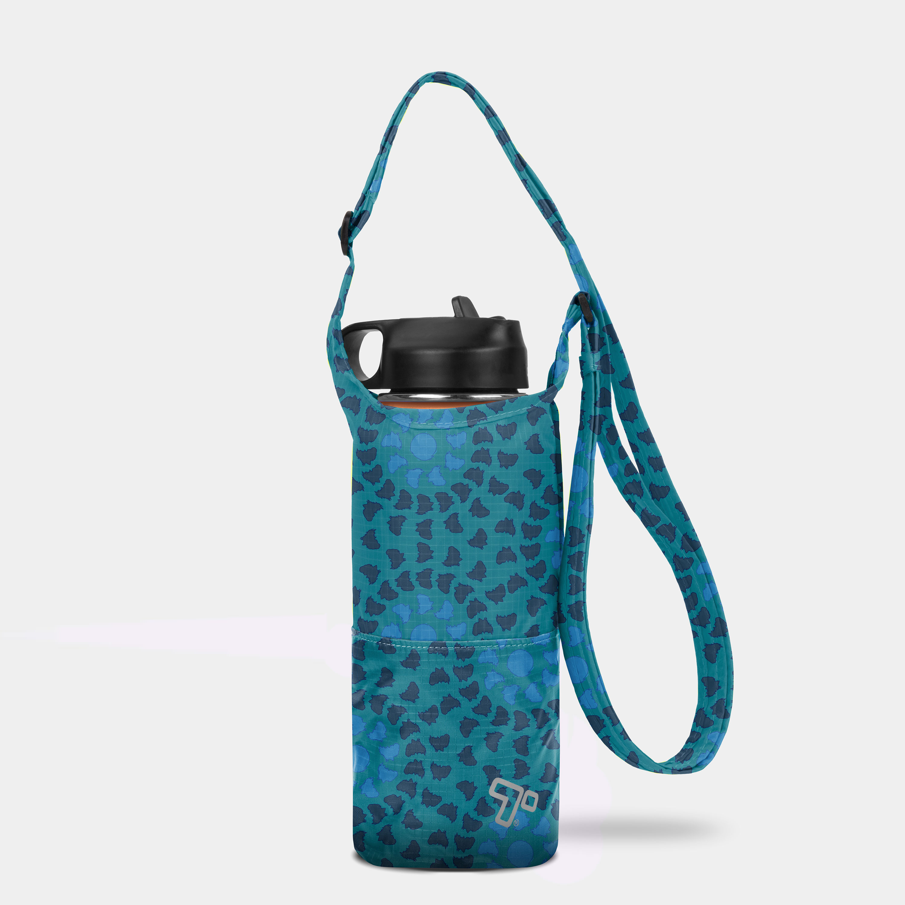 Packable Water Bottle Tote Carrier Bag Tumbler Cup Holder Pouch